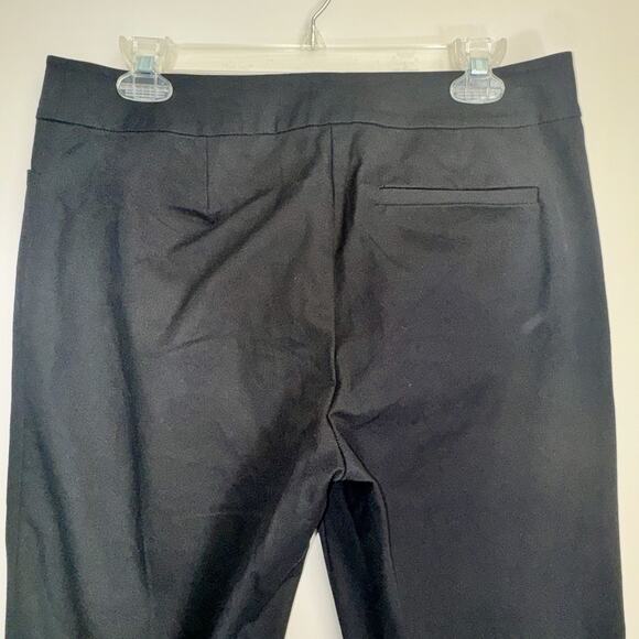 Eileen Fisher Pants Trousers Black Career Womens Sz Small Organic Cotton Stretch - Picture 7 of 11